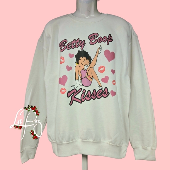 Valentines Betty Boop Sweatshirt - Picture 4 of 4